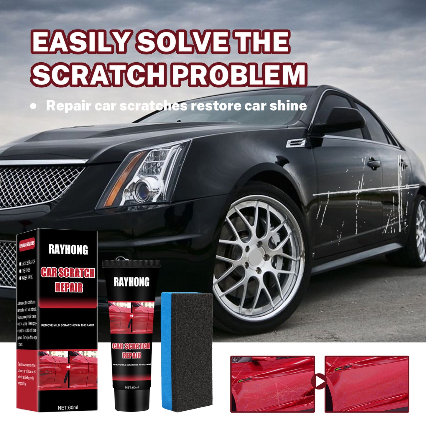 Scratch Repair Wax For Car